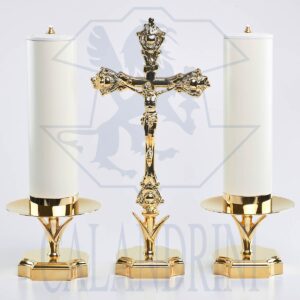 Cross on candlestick