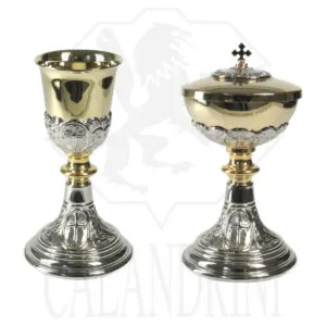 CALICE E PISSIDE CESELLATI "MARIUS"