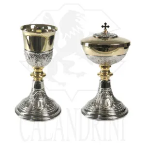 CALICE E PISSIDE CESELLATI "THERESIA"